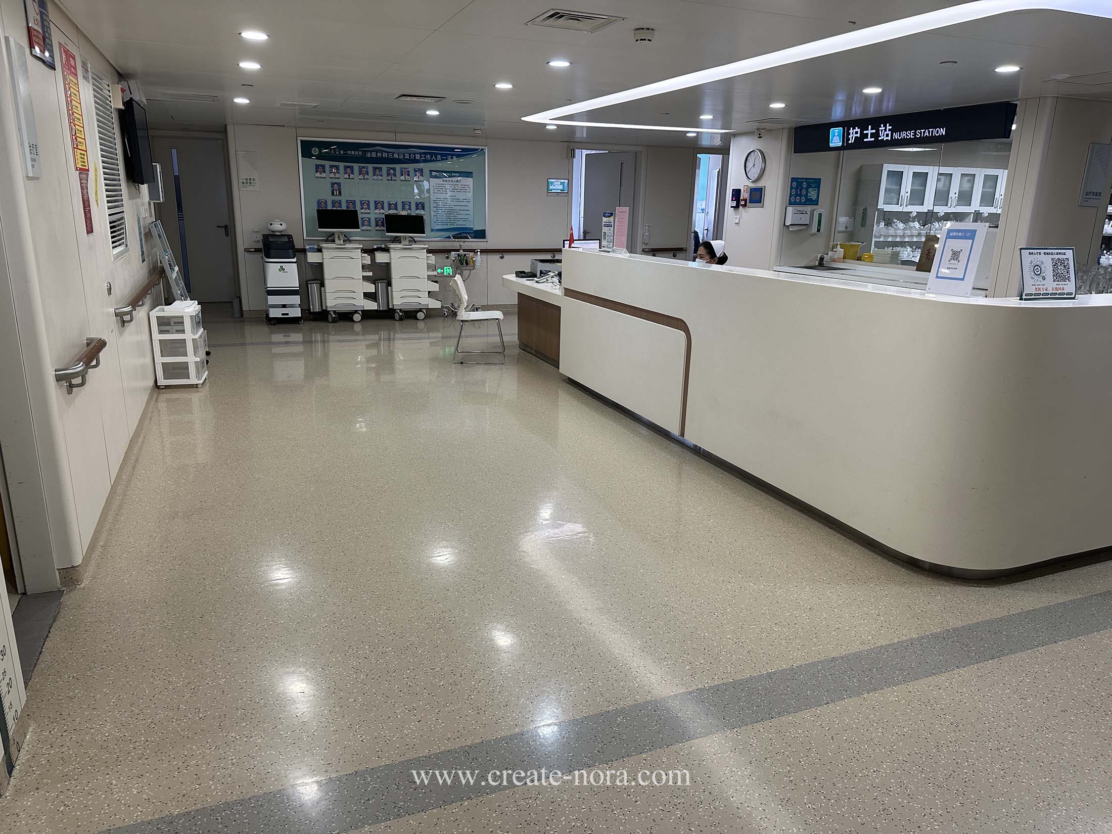 the photo of nora rubber flooring in The First Affiliated Hospital of Zhengzhou University 11